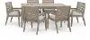 5675-31-81S Sustain 7 Piece Brown Outdoor Dining Set