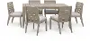 5675-31-80S Sustain Brown 7 Piece Outdoor Dining Set