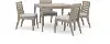 5675-37-80Q Sustain 5 Piece Brown Outdoor Dining Set