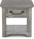 Beach House Gray End Table