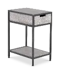 Edgewood Gray Side Table