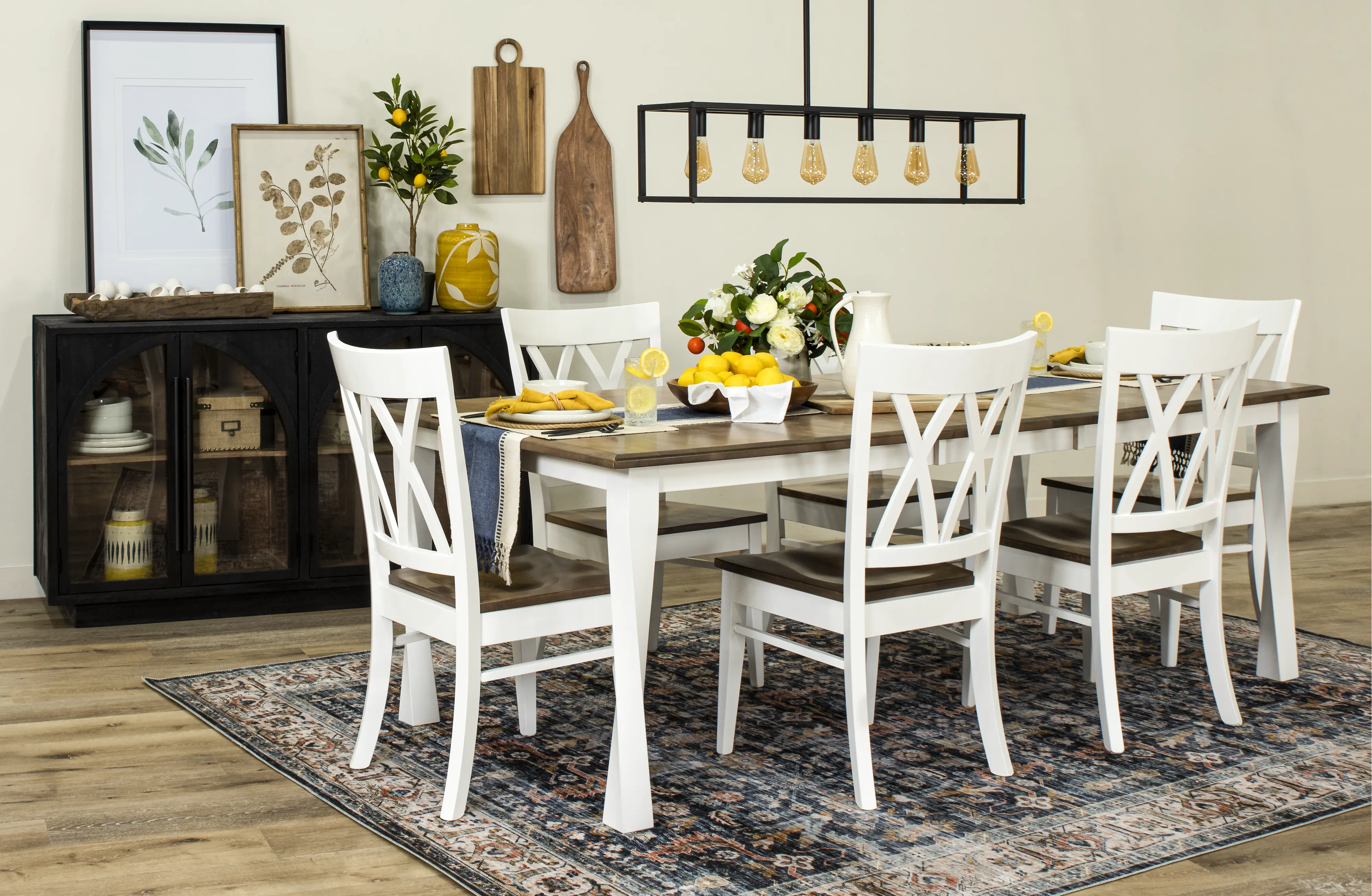Cascades White Dining Table-2