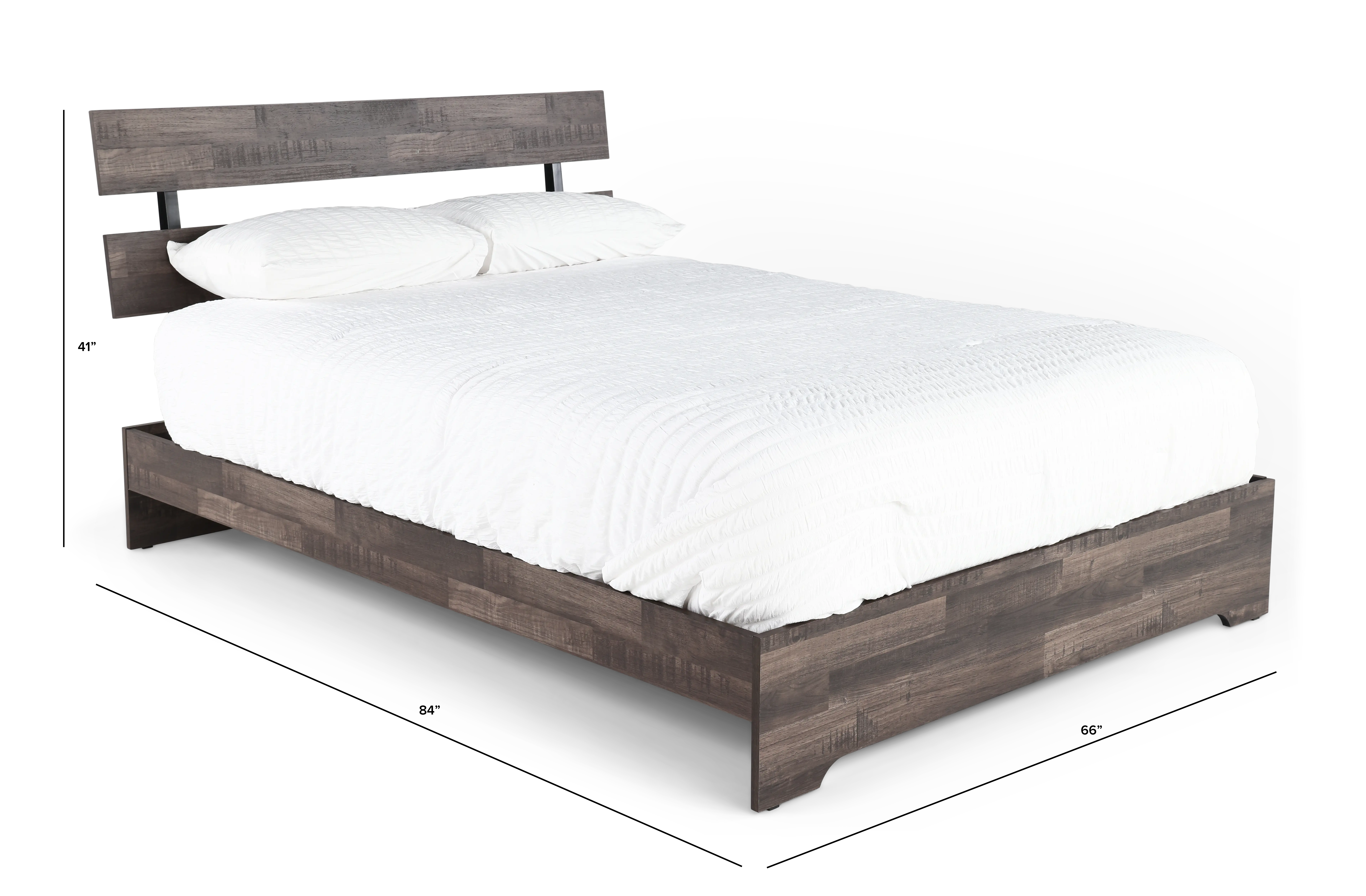 Alix Gray Queen Platform Bed-3