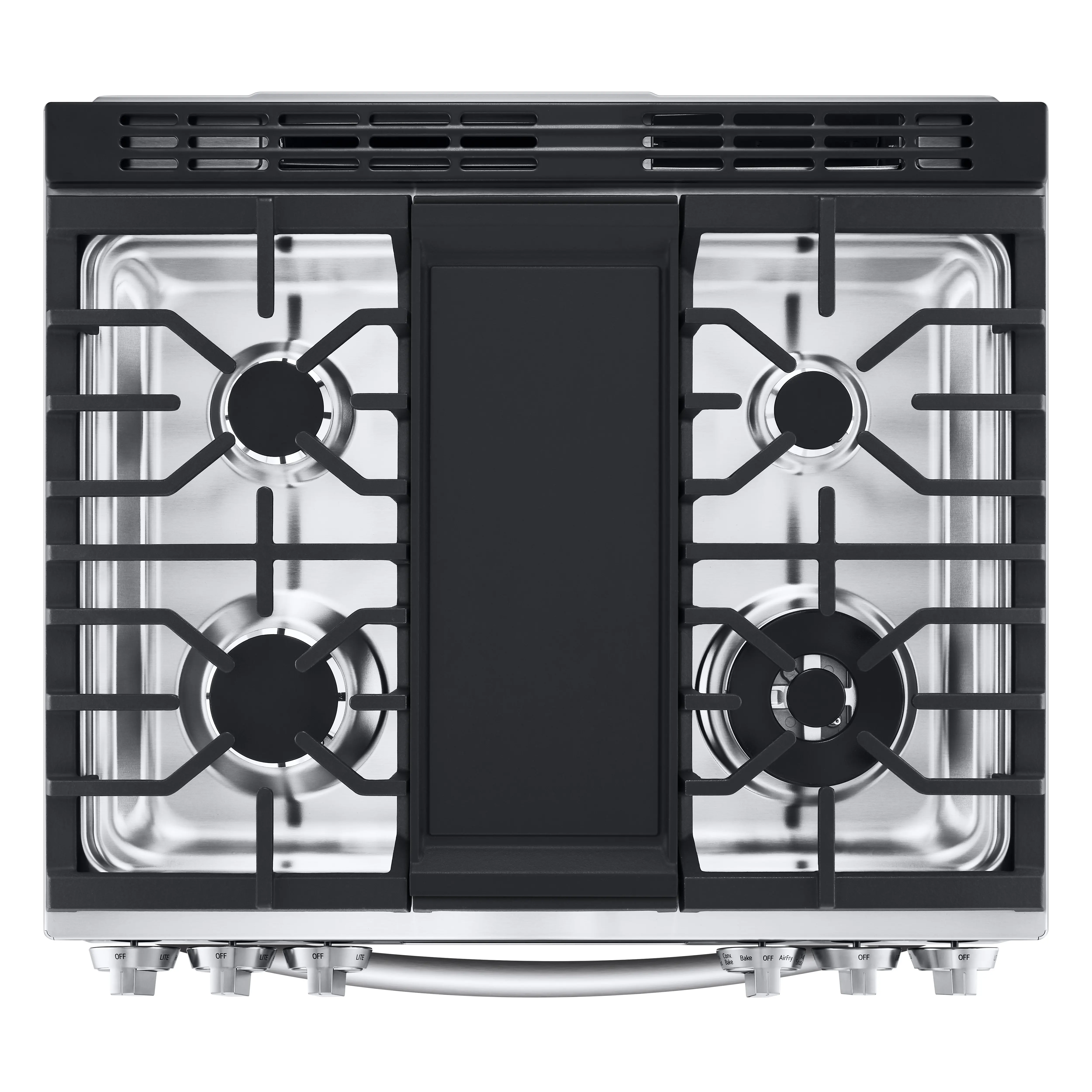 LSDL6336F LG 6.3 cu ft Dual Fuel Range with InstaView - Stainless Steel-5