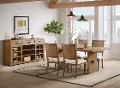 Bozeman Brown 5 Piece Dining Room Set