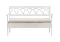 Winslett White Storage Bench