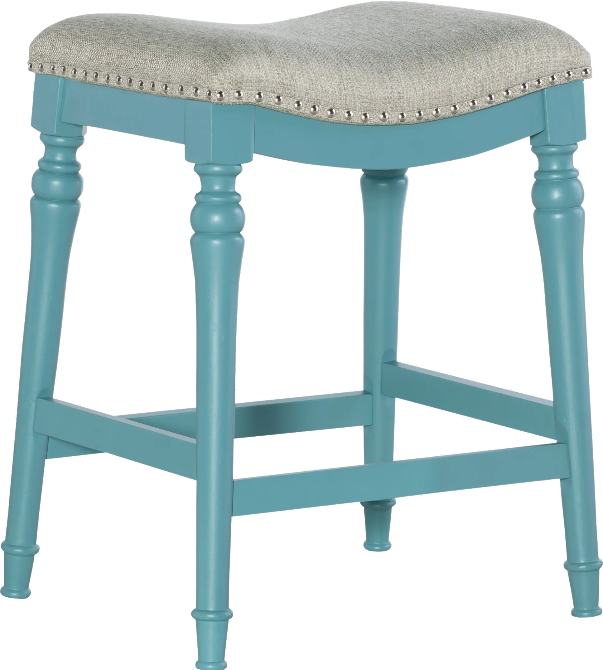 Lockhart Blue Counter Height Stool-1