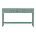 Sadie Teal Long Console Table