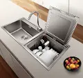 FOTILE 2-in-1 Counter-top Mounted Sink & Dishwasher