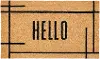 107402436 Grid Hello Doormat