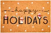 107331729 Happy Holidays Doormat