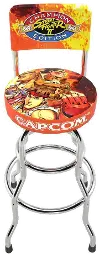 STOOL/SF_SWIVEL Arcade1up Street Fighter II Champion Edition: Capcom High-Back Pub Stool