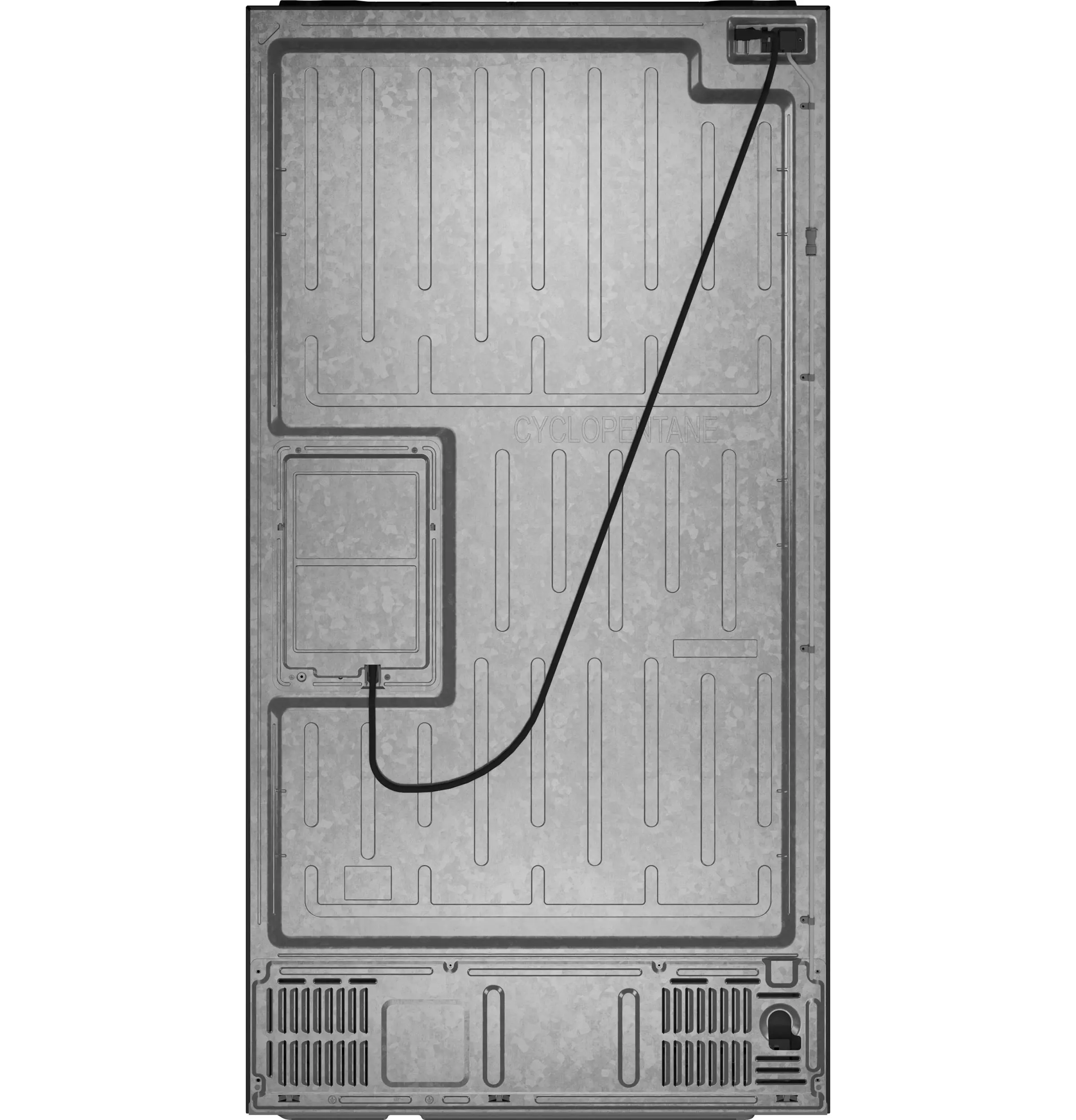 CXE22DP4PW2 GE Cafe 22.3 Cu Ft French Door Refrigerator - Counter Depth Matte White-5