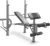 MD-389 Marcy Standard Weight Bench with Butterfly and Leg Developer