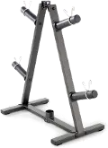 PT-5740 Impex Black A-frame Olympic Weight and Bar Organizer