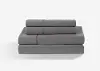 BGS194114 BedGear Dri-Tec Split King/Split Cal. King Gray Sheet Set