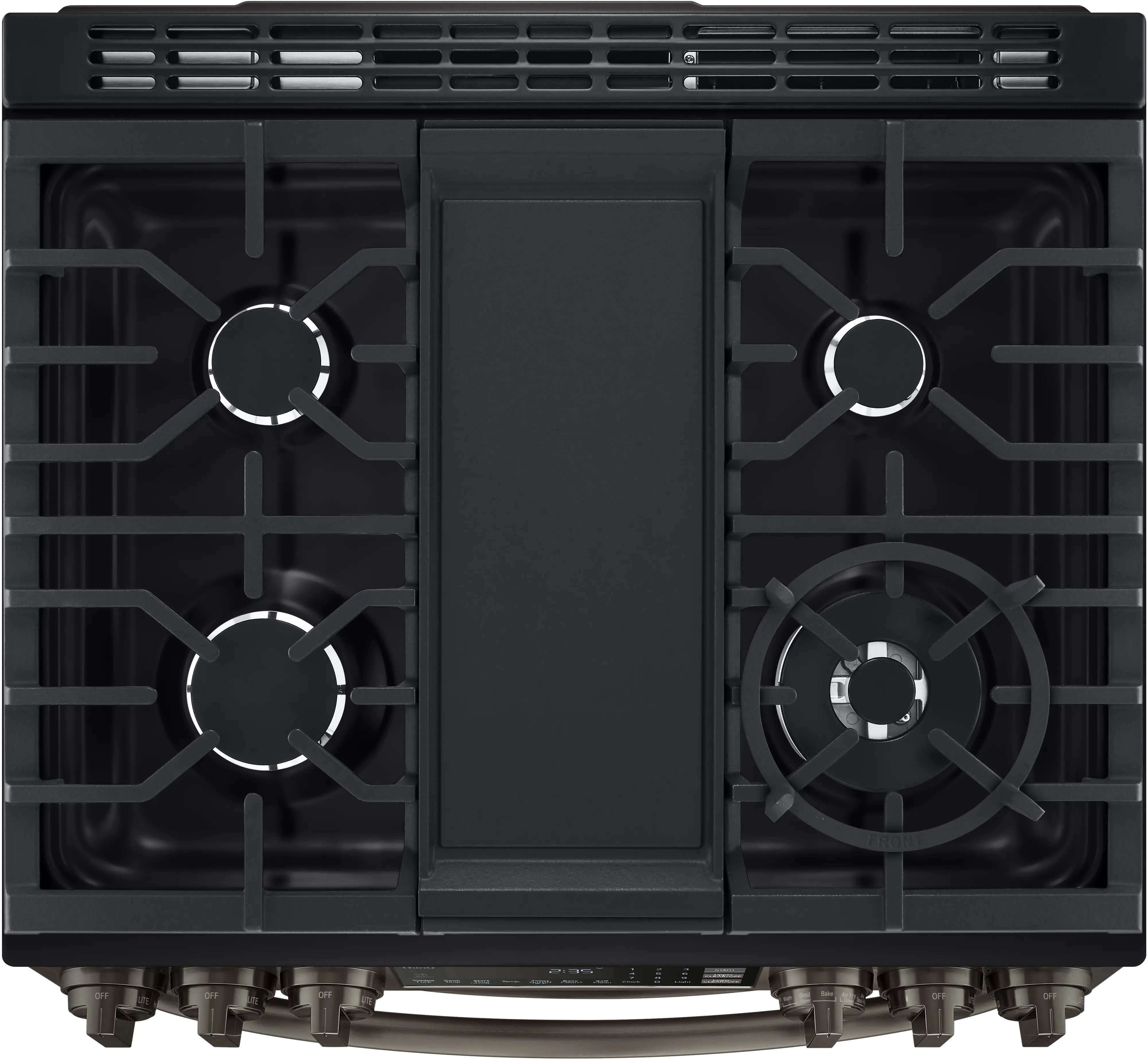 LTGL6937D LG 6.9 cu ft Double Oven Gas Range with InstaView - Black Stainless Steel-4