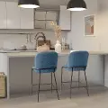Blakeley Blue Counter Height Barstool