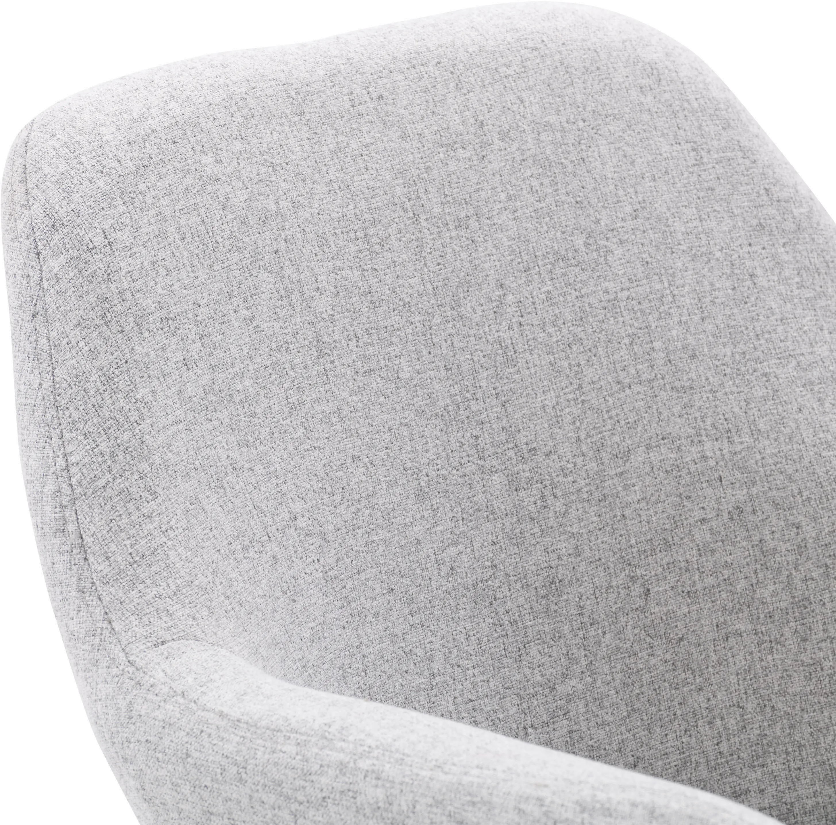 Ayla Light Gray Upholstered Side Chair, Set of 2-5