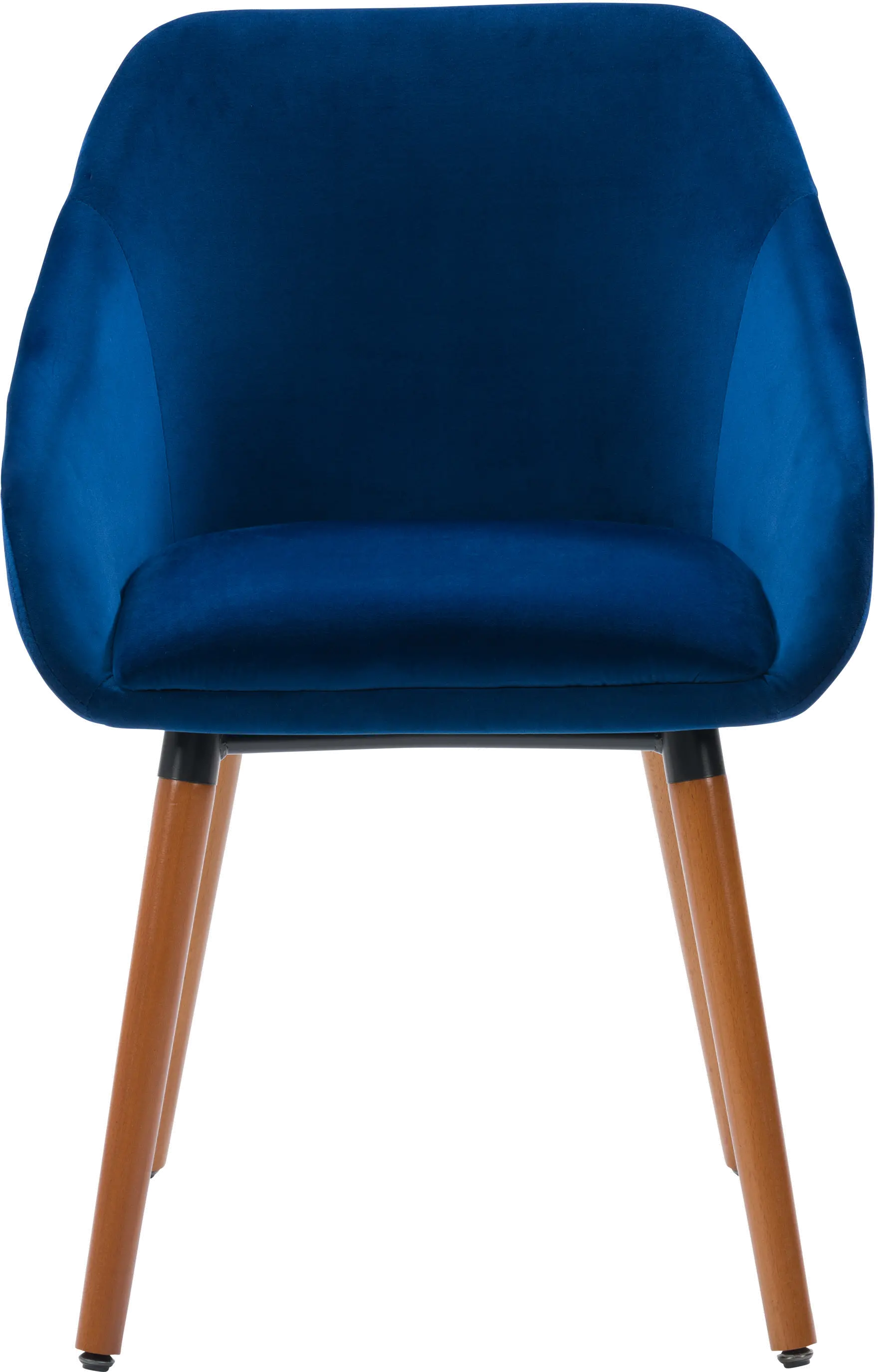 Ayla Navy Velvet Side Chairs, Set of 2-1