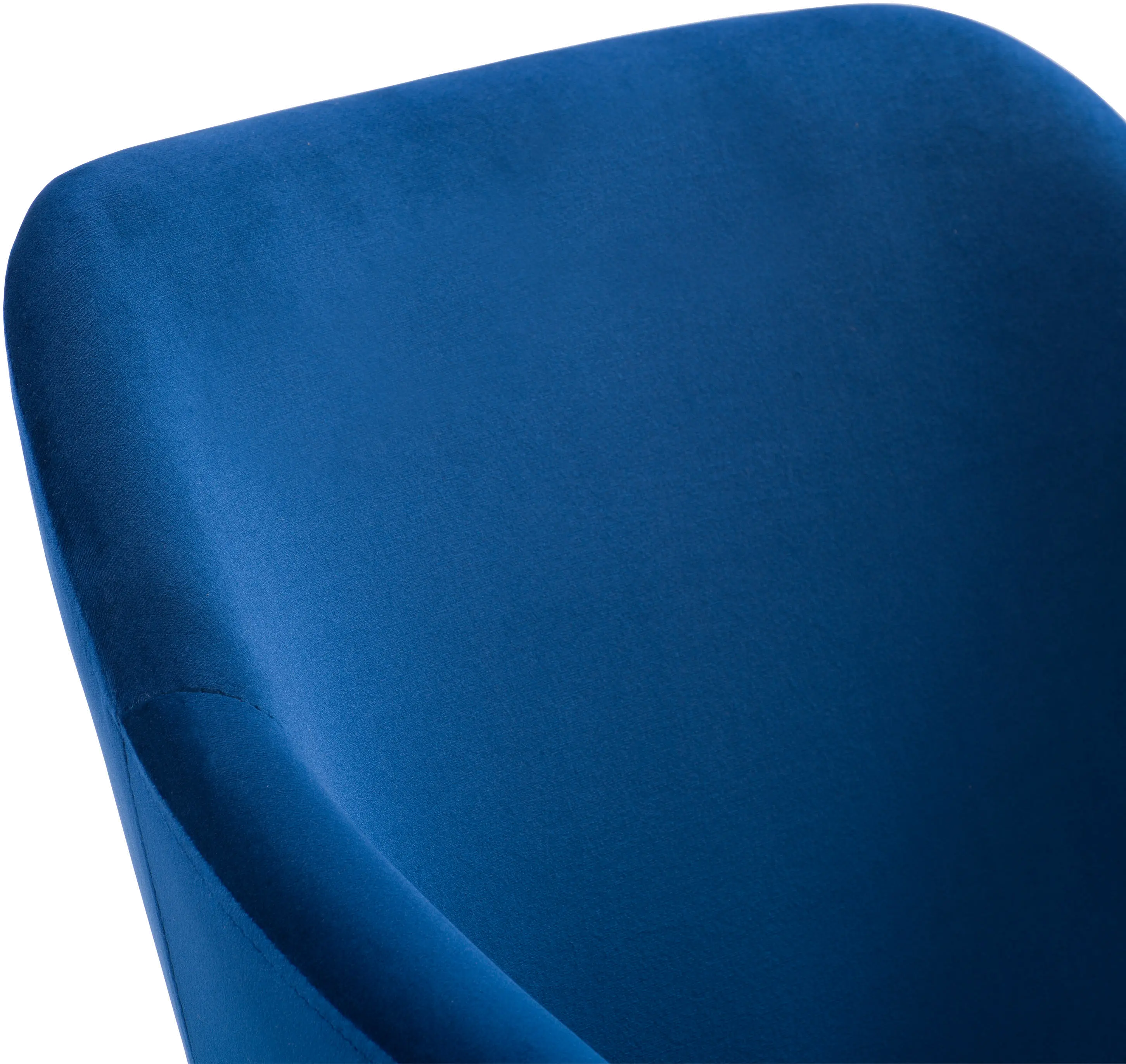 Ayla Navy Velvet Side Chairs, Set of 2-5