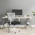Workspace Ergonomic Gray Mesh Office Chair