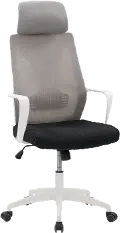 Workspace Gray and Black Mesh Office Chair