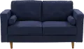 Mulberry Navy Upholstered Loveseat