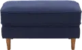Mulberry Navy Upholstered Ottoman