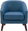 Elwood Blue Modern Tub Chair
