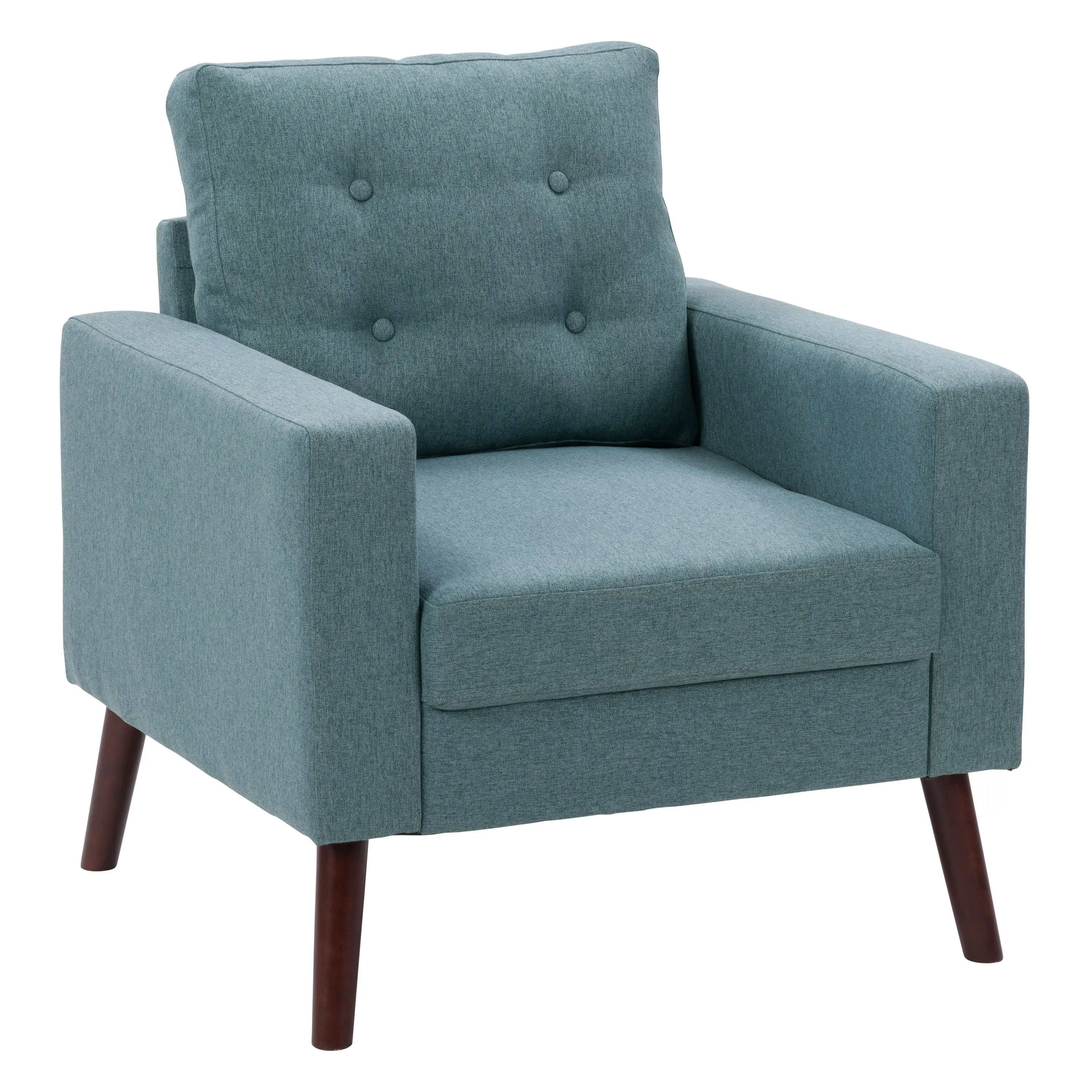 Elwood Light Green Tufted Accent Chair-1