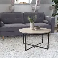 Ayla Gray Marble Coffee Table