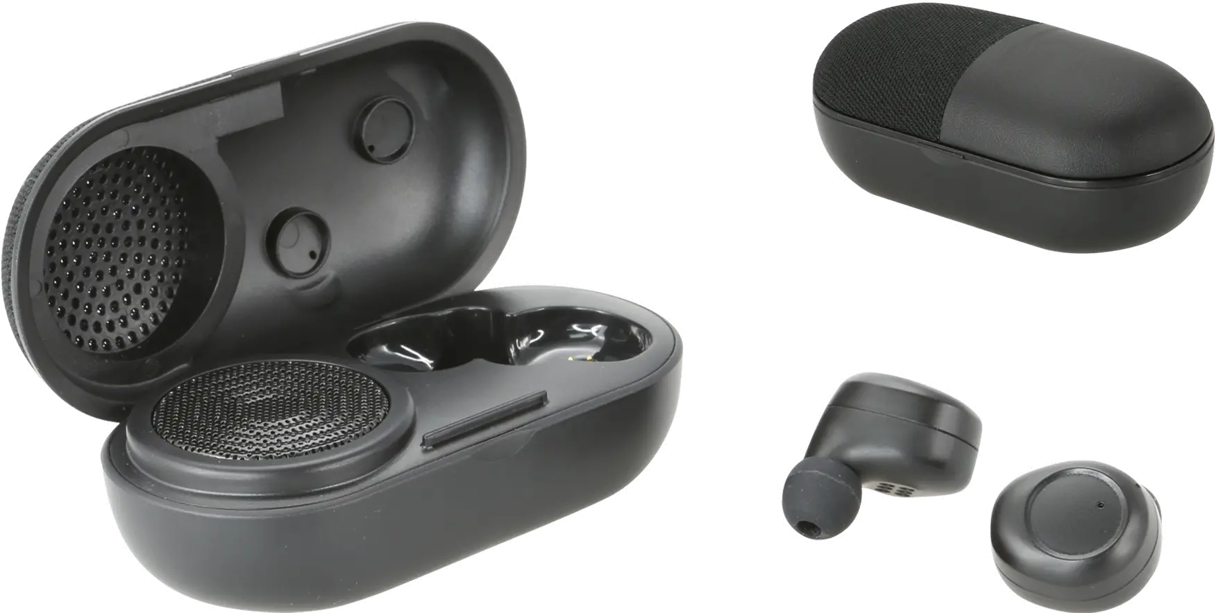IAEBTS410B Truly Wireless Earbuds with Charging Case and Speaker-5