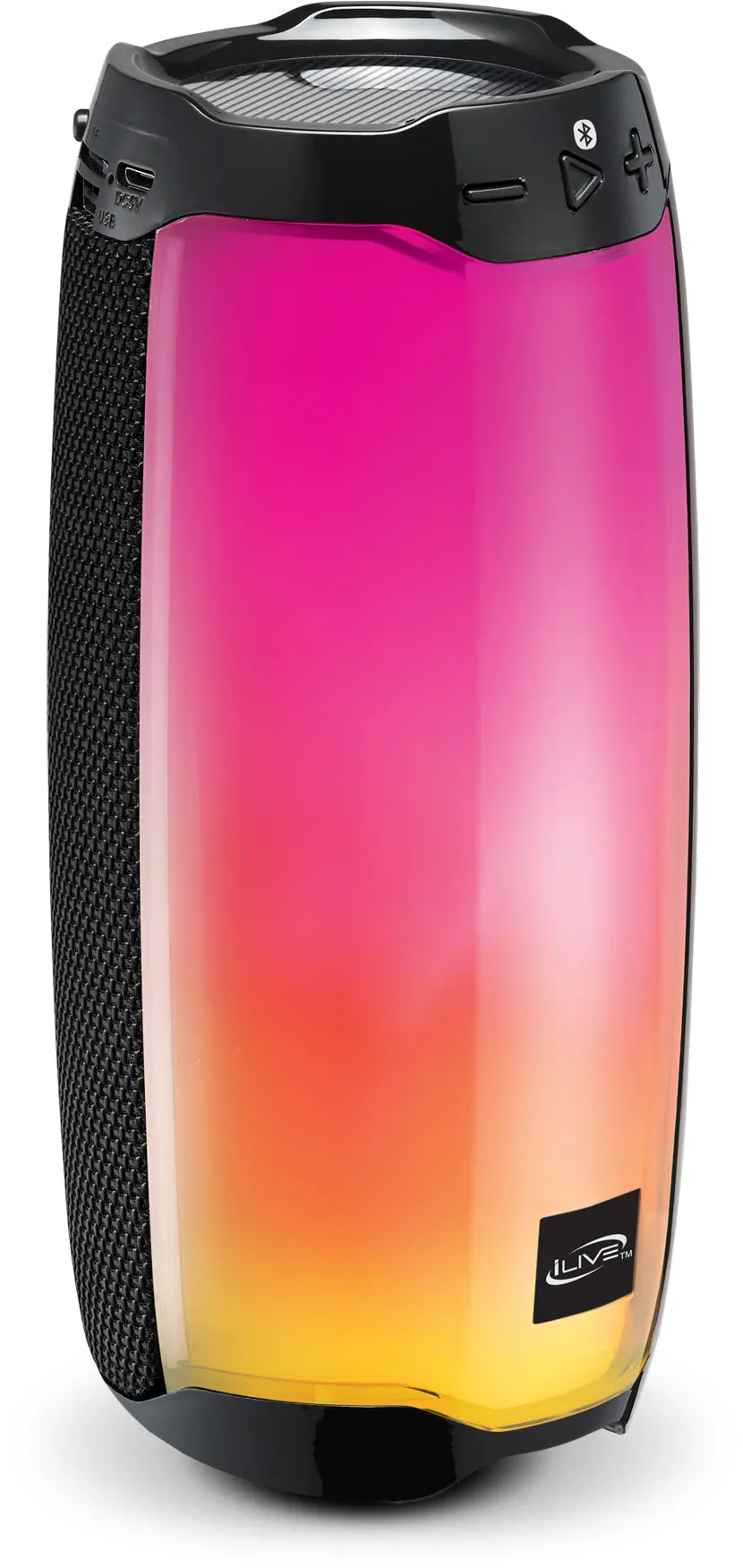 ISB212BLK Bluetooth LED Party Speaker-1