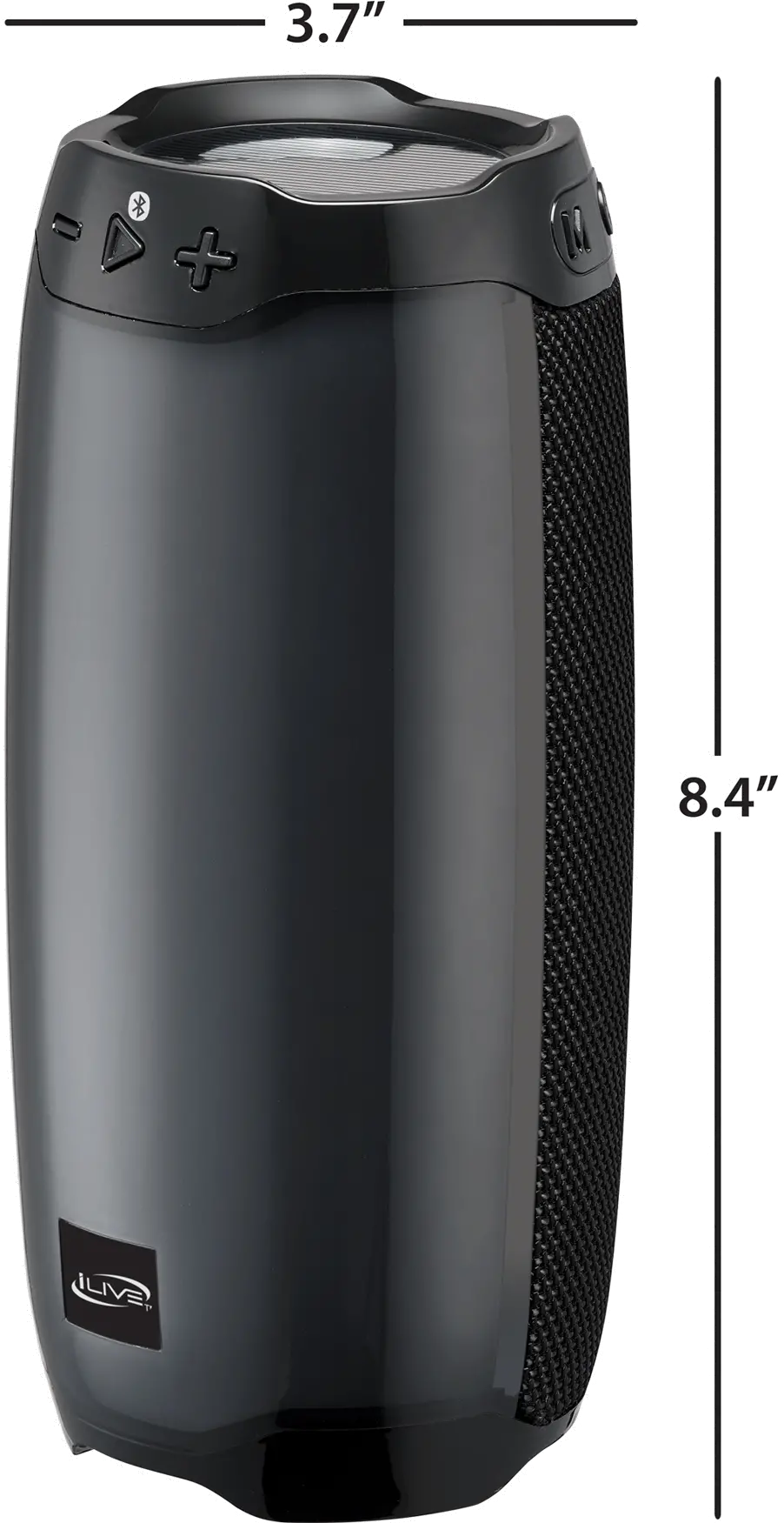 ISB212BLK Bluetooth LED Party Speaker-4