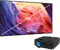 PJ300VP GPX Bluetooth Projector and 120 Projection Screen