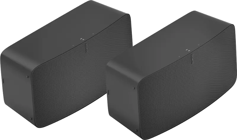 Sonos Five Wireless Smart Speaker - Pair, Black
