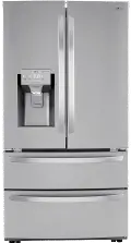 LMXC22626S LG 22 cu ft French Door Refrigerator - Counter Depth Stainless Steel