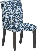 63-6GRVNNVYOGA Drew Navy Vine Dining Chair - Skyline Furniture
