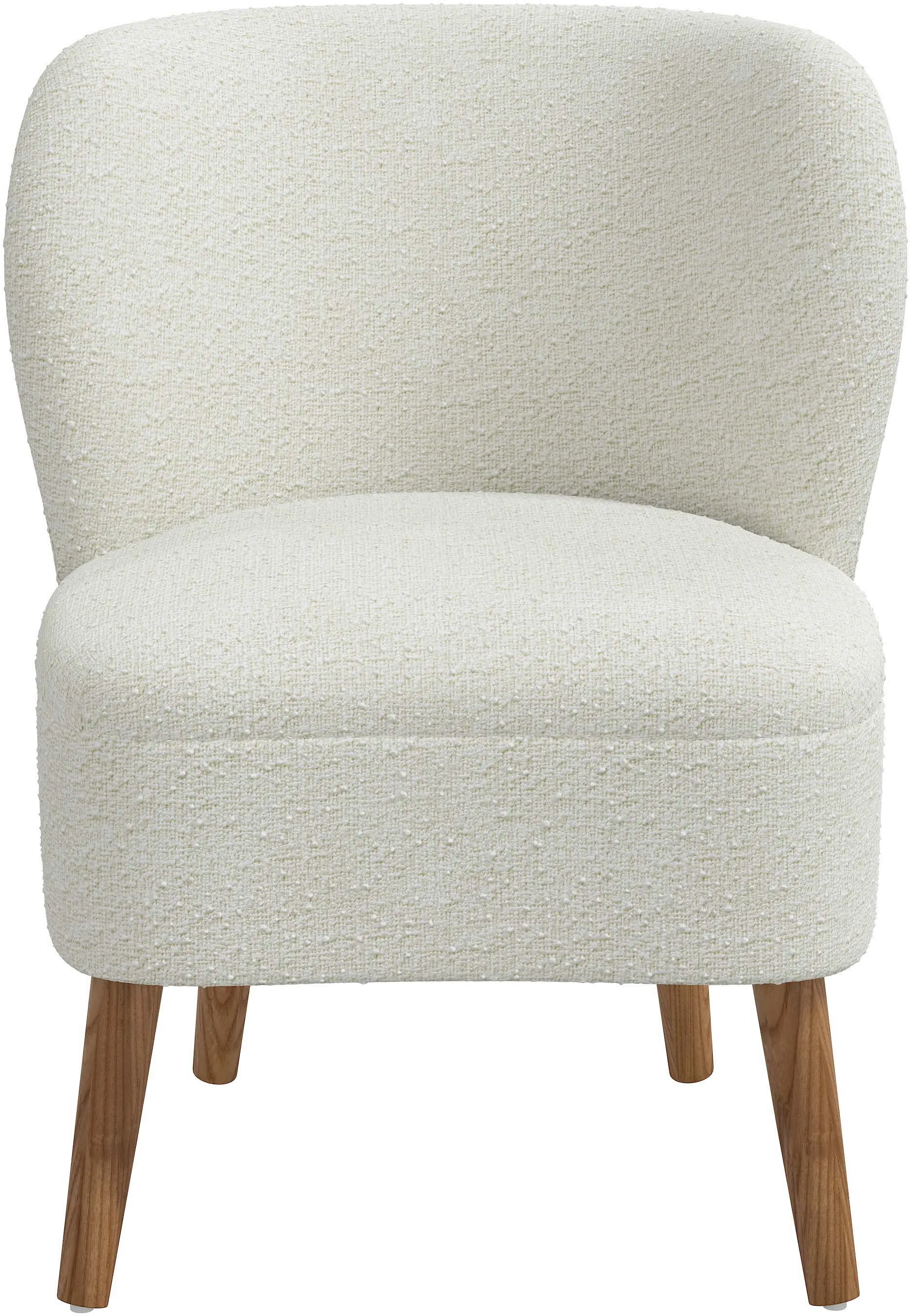 22-1MLNSNW Chrissy Boucle Ivory Accent Chair - Skyline Furniture-3