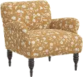 9505RBNFLOCROGA Eliza Ochre Floral Accent Chair - Skyline Furniture