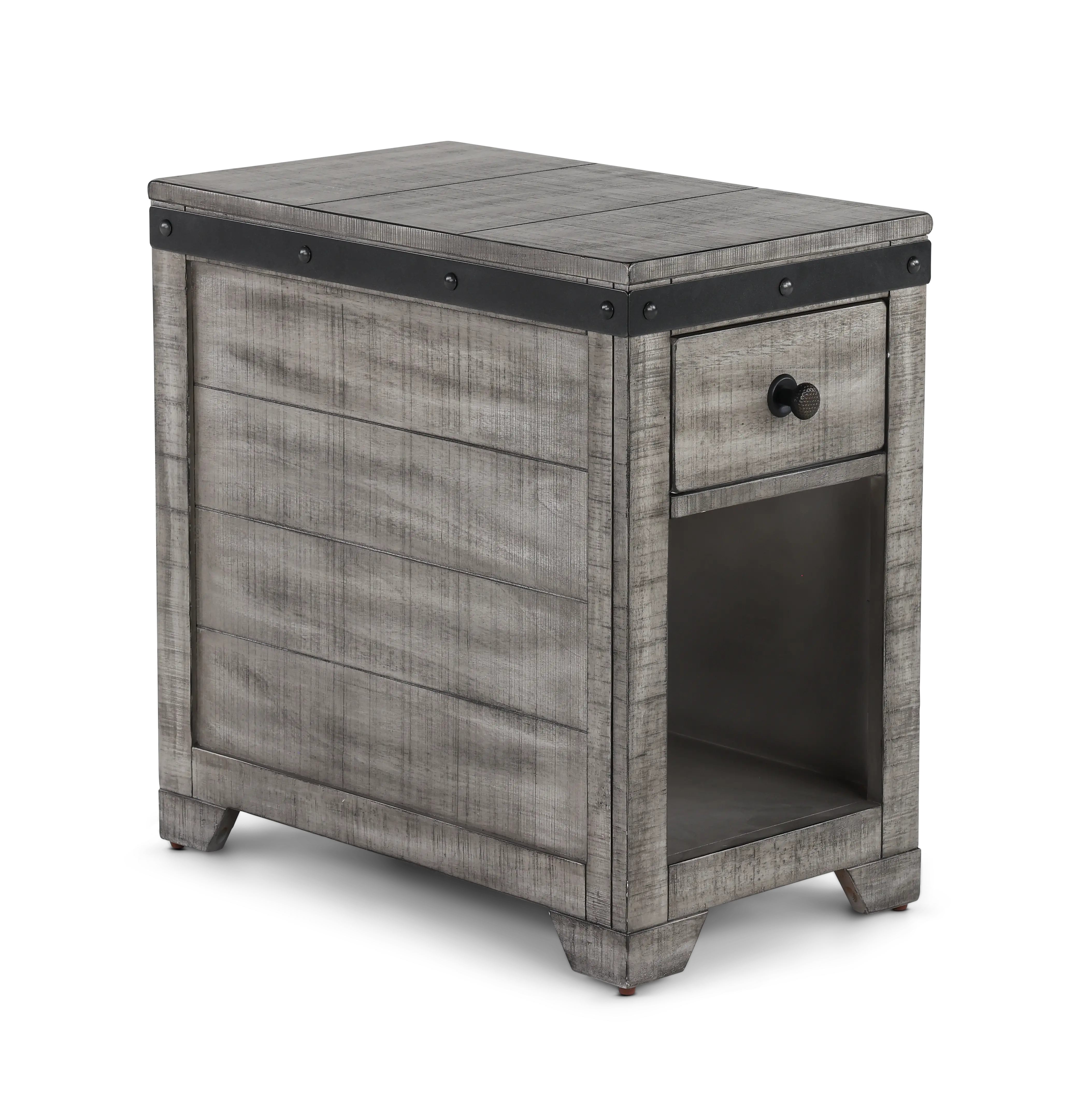 Avalon Gray Side Table-1