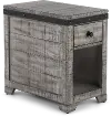 Avalon Gray Side Table