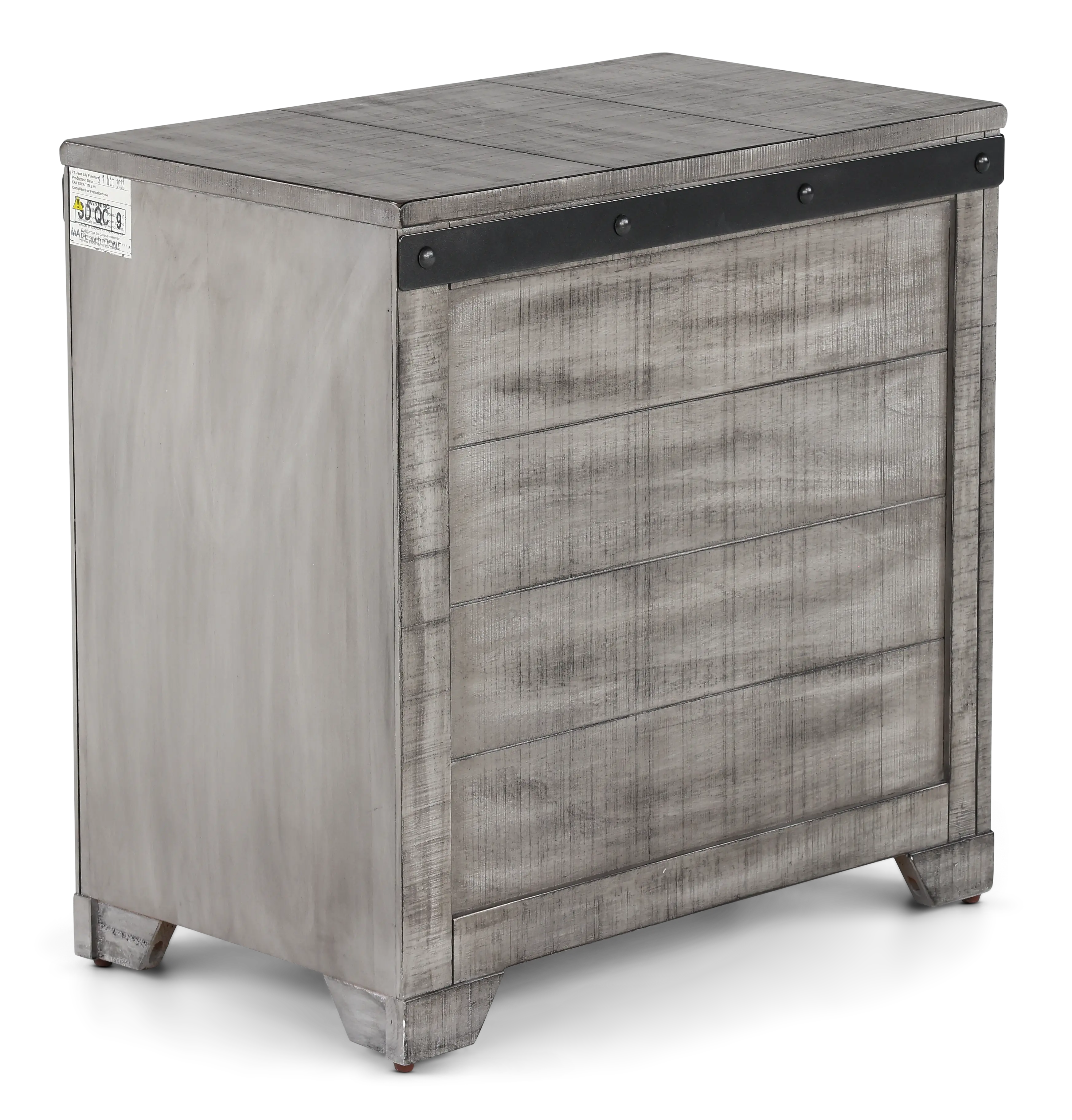 Avalon Gray Side Table-8