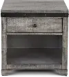 Avalon Gray End Table