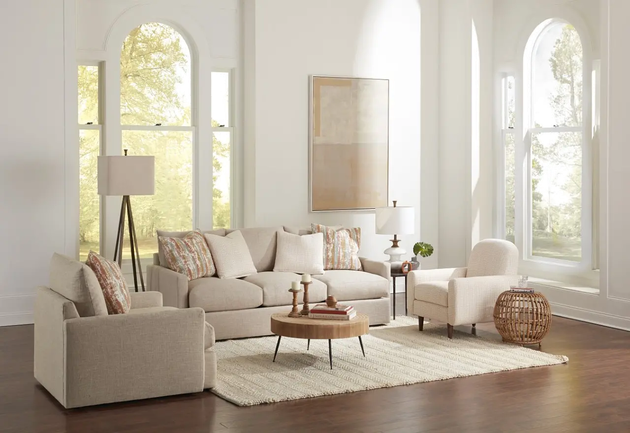 Everly Cream Accent Chair-2