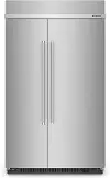 KBSN708MPS KitchenAid 30 Cu Ft Side By Side Refrigerator - Stainless Steel