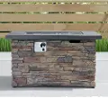 Sage Gray Outdoor Gas Fire Table