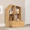 13901 Sweedi Natural Bookcase with Storage Bin - South Shore