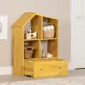 13903 Sweedi Yellow Bookcase with Storage Bin - South Shore